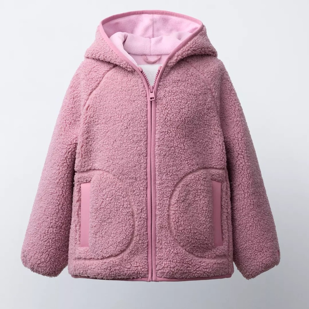 Zara Kids Faux Shearling Jacket